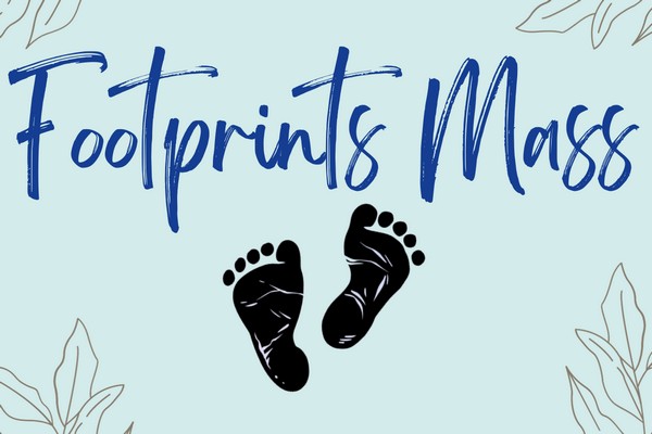 Footprints Mass stamp